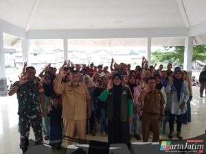TMMD ke-127 Jadi Momentum Edukasi Sampah, Warga Gadungan Diajak Ubah Kebiasaan