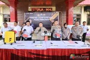 Polres Probolinggo Amankan 3 Tersangka Pencuri Koper Milik Wisatawan Asal Thailand di Gunung Bromo