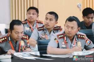 Kapolres Kediri Hadiri Rapim Polda Jatim 2026, Tegaskan Komitmen Kawal Program Strategis Pemerintah