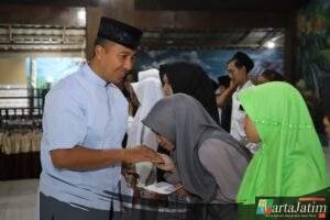 Buka Bersama dan Santuni Anak Yatim, Kapolres Kediri: Ramadan Momentum Pererat Kebersamaan