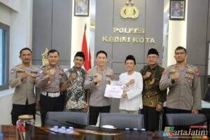 Polres Kediri Kota Terima Silaturahmi PIPJATBANG, Bahas Pembinaan Spiritual Generasi Muda