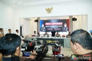 Polres Ponorogo Amankan Pasutri Tersangka Curanmor