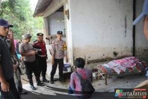 Pencarian Tiga Hari, Polisi Berhasil Temukan Bocah Lima Tahun  Meninggal di Kolam Enceng Gondok Desa Maesan Mojo Kediri