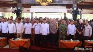 Kapolres Nganjuk Pastikan Pengamanan Maksimal Saat Kunjungan Menteri Sosial di Pendopo