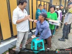 Jelang Ramadhan,Dinas PUPR Kabupaten Kediri Gelar Jumat Berkah Untuk Kaum Dhuafa