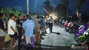 Aksi Balap Liar di Plosoklaten Dibubarkan, 75 Motor Diamankan Polres Kediri