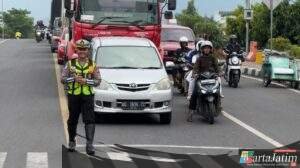 Pelanggaran “ Ngeblong “ Dinilai Beresiko Tinggi Memicu Lakalantas, Satlantas Polres Kediri Kota Lakukan Langkah Antisipasi