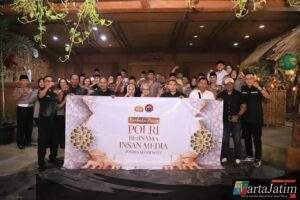 Bangun Komunikasi Positif, Polres Kediri Kota Gelar Bukber Bersama Insan Pers