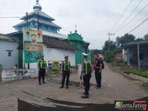 Polres Bondowoso Maksimalkan Pengaturan Lalu Lintas Pascaputusnya Jembatan Sukowiryo