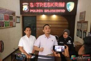 Polres Mojokerto Amankan 2 Tersangka Pencuri Truk Crane