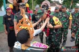 Wasev Mabesad Nilai Pelaksanaan TMMD Kediri Berjalan Sesuai Rencana