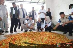 Satgas Pangan Mabes Polri Turun Langsung Pantau Bapok Di Kabupaten Kediri