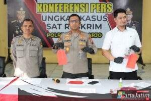 Polresta Sidoarjo Amankan Komplotan Pencurian Brankas Lintas Provinsi