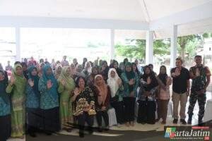 TMMD 127 Kediri Jadi Ruang Edukasi Pencegahan Kekerasan Perempuan dan TPPO