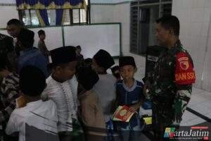 Anjangsana dan Safari Ramadhan Satgas TMMD 127 di Masjid Al-Munir Kediri