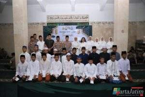 Perkuat Iman dan Kepedulian, Polres Kediri Kota Gelar Tausiah Ramadhan, buka puasa, Santunan anak yatim dan kaum duafa