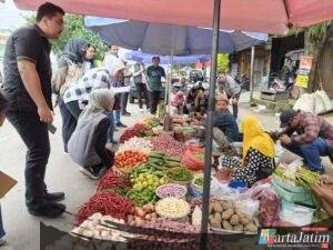Satgas Pangan Polres Kediri Pantau Bapok Jelang Idul Fitri