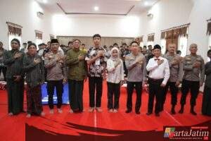 Menumbuhkan Nasionalisme Generasi Muda, Polres Kediri Kota Gelar Binlat Jati Diri Bangsa