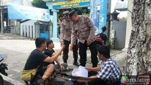 Antisipasi Uang Palsu, Polres Kediri Cek Jasa Penukaran Uang di Kawasan Pare