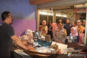 Jelang Idul Fitri Kapolres Probolinggo Cek Harga dan Ketersediaan Bahan Pangan