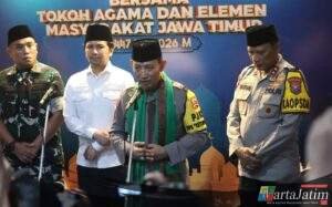 Kapolri Safari Ramadan di Polda Jatim, Ajak Masyarakat Bersatu Dukung Program Strategis Pemerintah