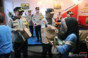 Kapolda Jatim Tinjau Kesiapan Posyan Terpadu Alun – alun Kota Mojokerto