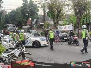 Satlantas Polres Kediri Kota Kerahkan Tim Urai Guna Berikan Rasa Aman dan Nyaman Pada Masyarakat di Musim Mudik Lebaran 1447 H