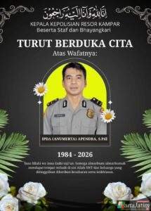 Apendra Gugur saat Kawal Malam Takbiran Diberi KPLB, Kapolda Riau: Jadi Warisan Abadi