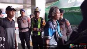 Polres Pelabuhan Tanjungperak Gelar KRYD Kawal Arus Balik di Terminal GSN