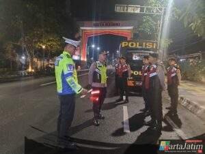 Polres Kediri Kota Gelar Patroli Skala Besar Jelang Waktu Sahur