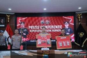 Polres Jember Amankan 18 Tersangka Narkoba Sepanjang Bulan Maret 2026