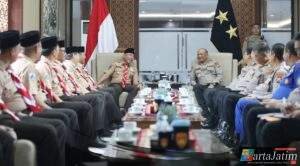 Polda Jatim dan Pramuka Perkuat Sinergi Cetak Generasi Muda Produktif Dukung Ketahanan Pangan