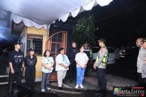 Wakapolres Kediri Kota Cek Langsung Pengamanan Gereja, Pastikan Ibadah Paskah Aman dan Kondusif