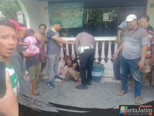 Gerak Cepat Polsek Kenjeran Amankan Pelaku Jambret di Platuk  dari Amukan Massa