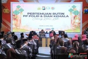 Pererat Silaturahmi, Polres Kediri Kota Gelar Pertemuan Bersama PP Polri dan Dian Kemala Dilanjutkan Halal Bihalal