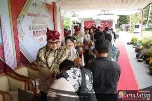 Pemkab Kediri Gelar Santunan dan Tasyakuran Bersama Masyarakat Di Hari Jadinya Ke – 1222, Konsep Yang Sederhana Namun Penuh Sarat Makna