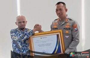 Polresta Sidoarjo Raih Penghargaan Pelayanan Sangat Baik dari Ombudsman RI