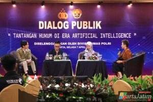 Divhumas Polri Gelar Dialog Publik Bahas Tantangan Hukum di Era Artificial Intelligence