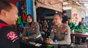 Polresta Malang Kota Rangkul Komunitas Ojol Waspadai Dampak Isu Global