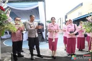 Outdoor Videotron, Kantin Pink Kemala, hingga Gerobak Listrik UMKM, Lengkapi Peresmian Fasilitas Baru di Polres Kediri