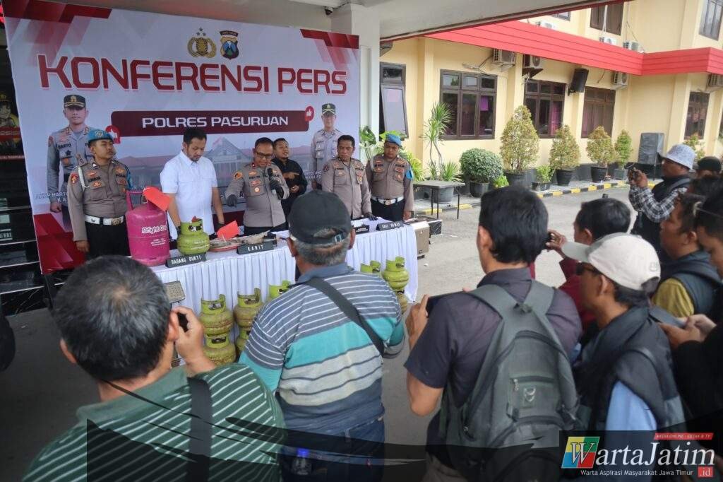 Polres Pasuruan Ungkap Kasus Penyalahgunaan LPG Subsidi, Dua Tersangka Diamankan