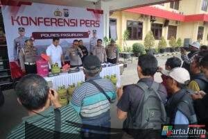 Polres Pasuruan Ungkap Kasus Penyalahgunaan LPG Subsidi, Dua Tersangka Diamankan