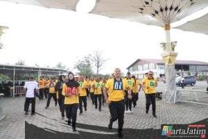 TKJ Ceria, Personel Kediri Jalani Uji Kesamaptaan Jasmani
