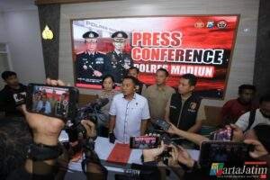 Polres Madiun Amankan Dua Tersangka Curanmor Modus Incar Motor di Persawahan dan Teras Rumah