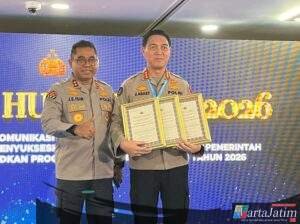 Bidhumas Polda Jatim Raih 3 Penghargaan Nasional di Rakernis Humas Polri 2026