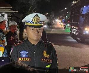Polres Jember Batasi Kecepatan Kendaraan Berat di Jalur Kasian – Puger