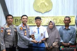 Polres Ngawi Apresiasi dan Dukung Pesilat Muda Berlaga di Kejuaraan Dunia
