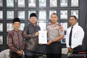 Kapolres Kediri Terima Audiensi PJDBI, Bahas Penguatan Diklat dan Edukasi Kebangsaan