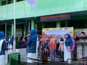 Ragam Busana Adat Warnai Kemeriahan Peringatan Hari Kartini 2026 di SDN Sukorejo 1 Ngasem