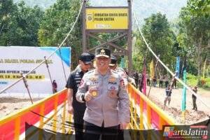 Wakapolri Resmikan Jembatan Perintis “Dhira Brata” Wujud Instruksi Presiden Prabowo